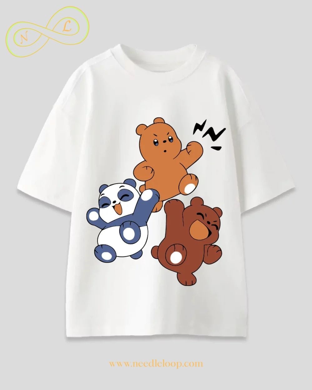 Teddy bear's White Oversized T-shirts